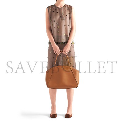 PRADA LARGE LEATHER TOTE BAG 1BG510 (40*30.5*17cm)